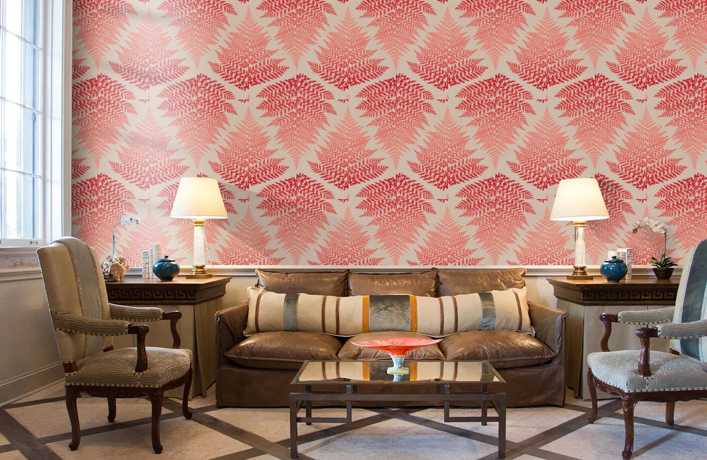 Обои 111381 фото в интерьере кабинета