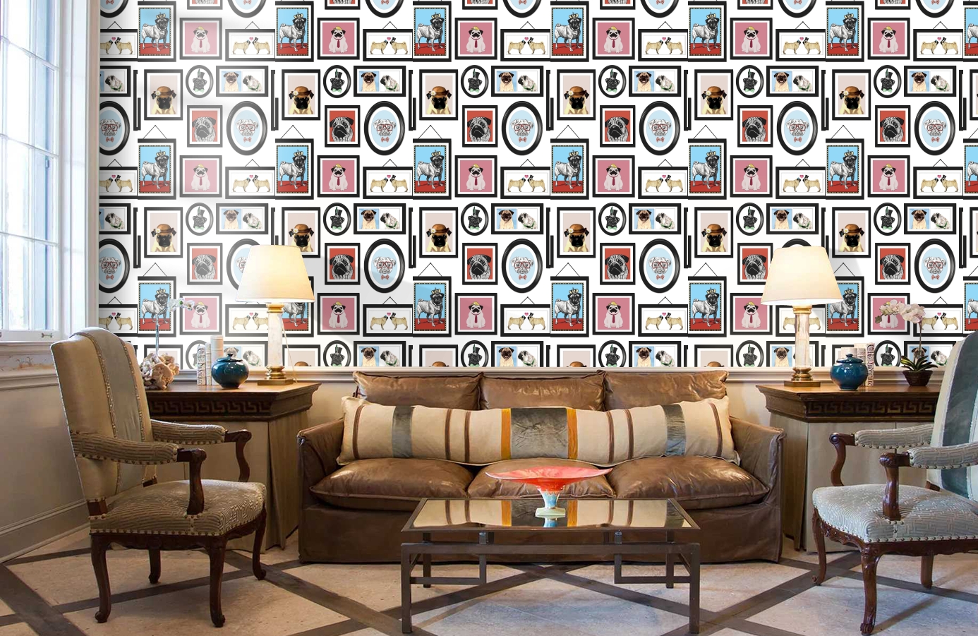 Обои 11360 фото в интерьере кабинета