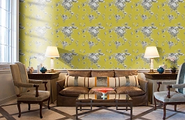 Обои 30203 фото в интерьере кабинета превью