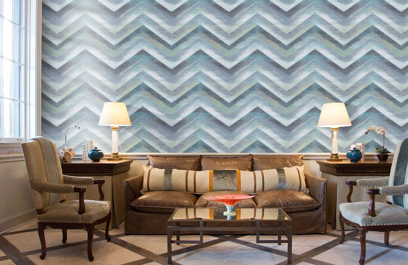 Обои 35721 фото в интерьере кабинета