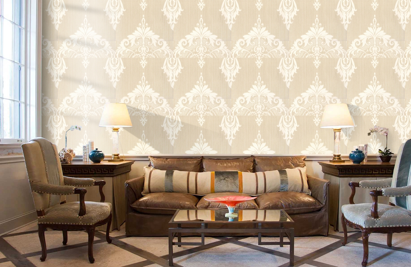 Обои 5110 фото в интерьере кабинета