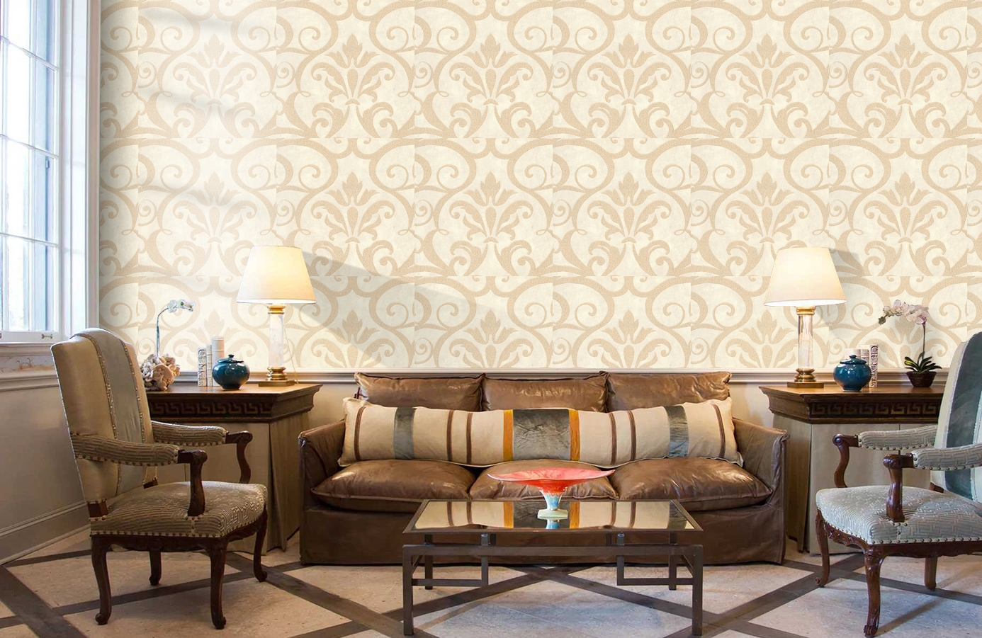 Обои 5126 фото в интерьере кабинета