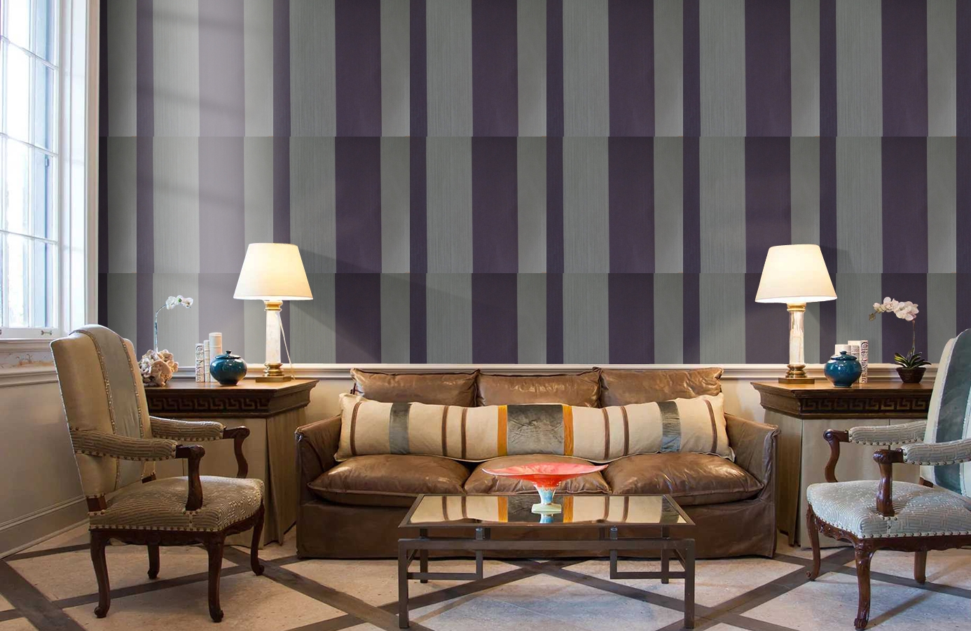 Обои 5134 фото в интерьере кабинета