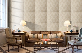 Обои 6440-1 фото в интерьере кабинета превью