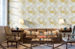 Обои 75011 фото в интерьере кабинета превью