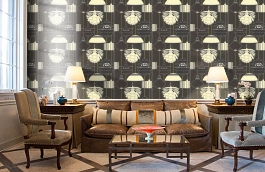 Обои 75620 фото в интерьере кабинета превью