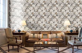 Обои 98831 фото в интерьере кабинета превью