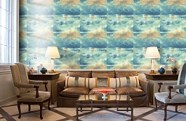 Обои FI70004 фото в интерьере кабинета превью