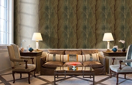 Обои SG41001 фото в интерьере кабинета превью