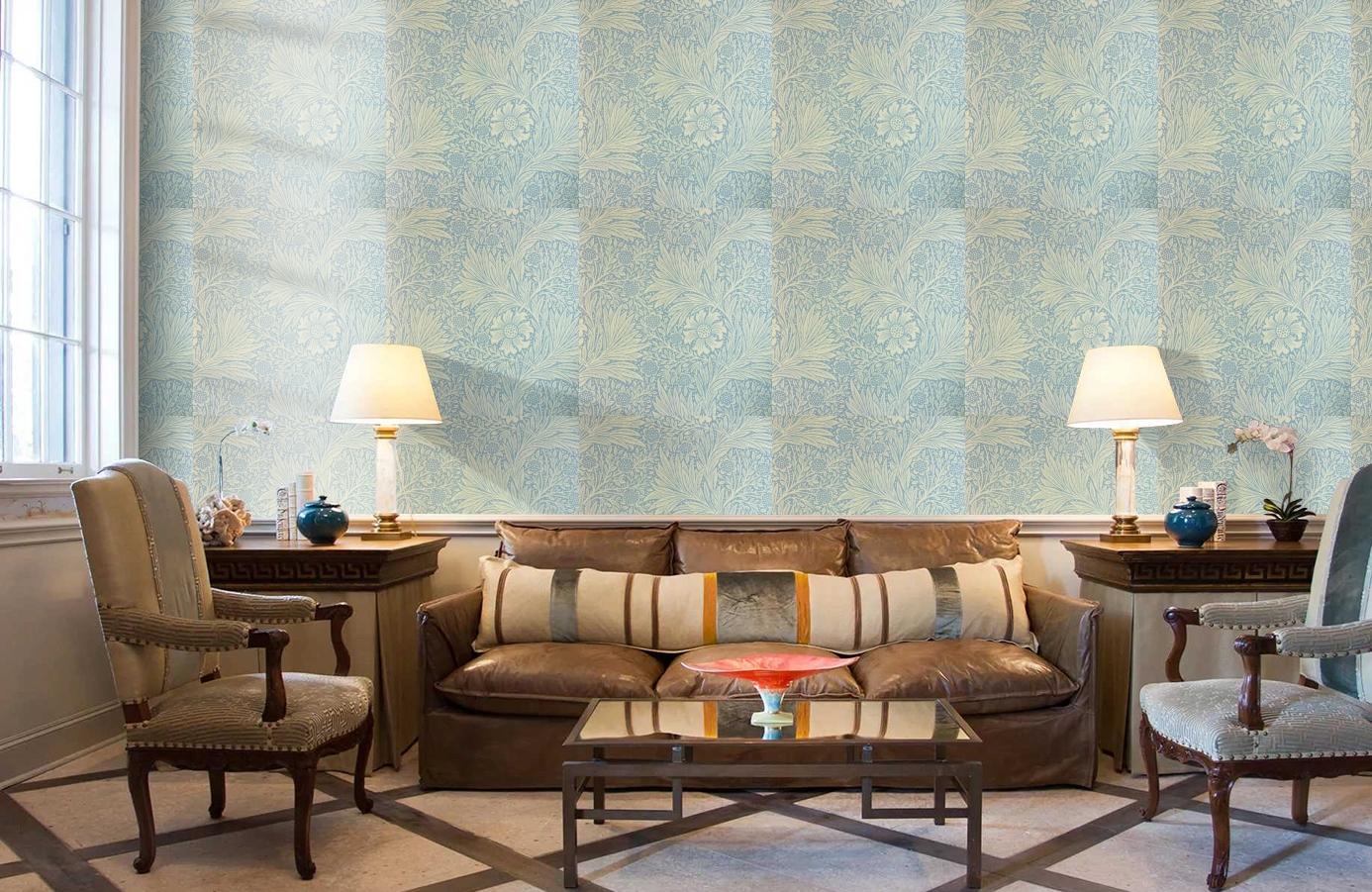 Обои 210368 фото в интерьере кабинета