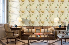 Обои 210392 фото в интерьере кабинета превью