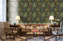 Обои 210403 фото в интерьере кабинета превью