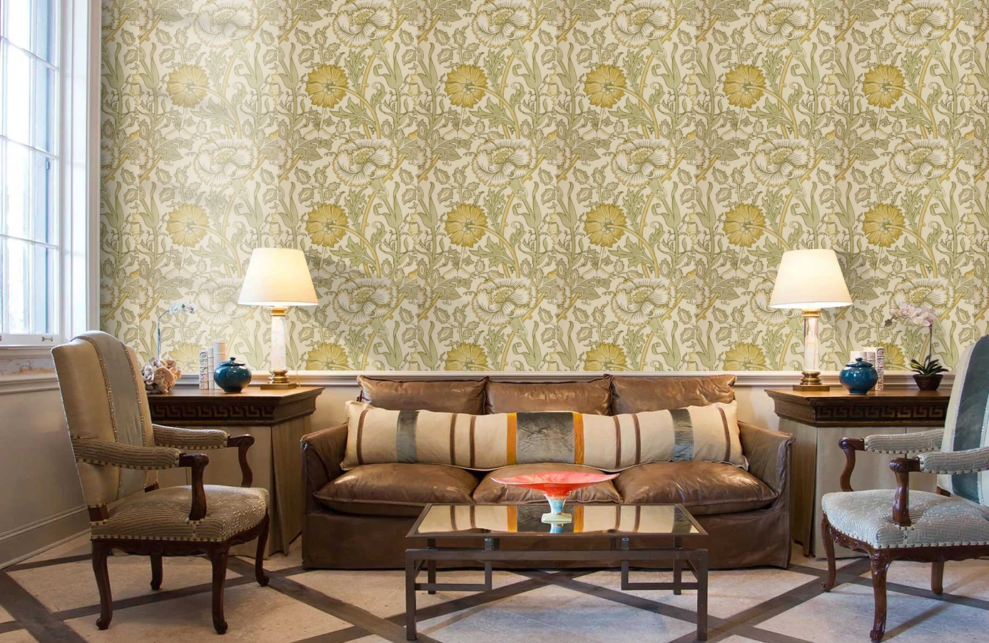 Обои 212569 фото в интерьере кабинета