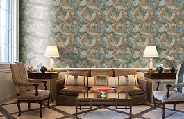 Обои 216440 фото в интерьере кабинета превью