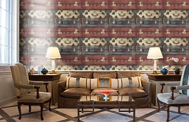 Обои NH31301 фото в интерьере кабинета превью