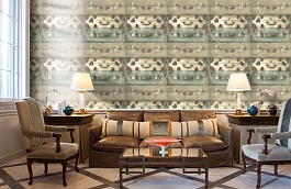 Обои NH31304 фото в интерьере кабинета превью