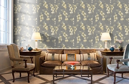 Обои NH50203 фото в интерьере кабинета превью