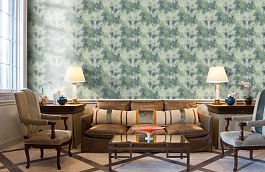 Обои 1983-4 фото в интерьере кабинета превью