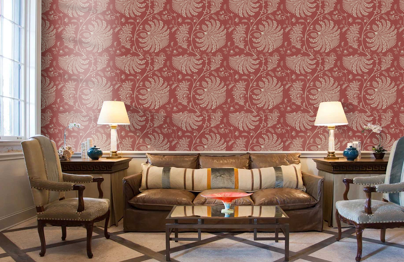 Обои 216339 фото в интерьере кабинета