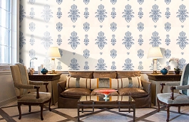 Обои 839-T-4965 фото в интерьере кабинета превью