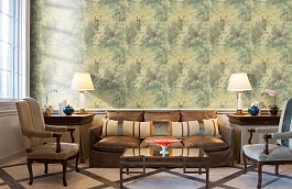 Обои AB20704 фото в интерьере кабинета превью