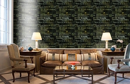 Обои CT40900 фото в интерьере кабинета превью