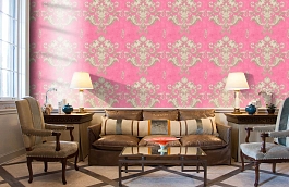 Обои GO41001 фото в интерьере кабинета превью