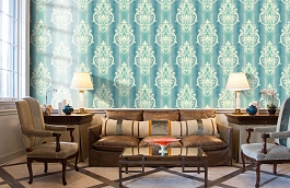 Обои GT21802 фото в интерьере кабинета превью