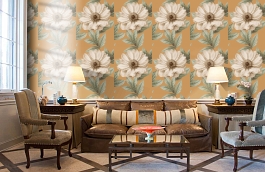 Обои HT70005 фото в интерьере кабинета превью