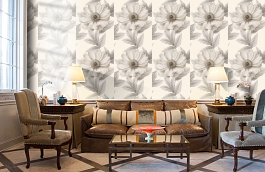 Обои HT70008 фото в интерьере кабинета превью