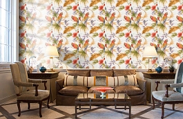 Обои TR20203 фото в интерьере кабинета превью