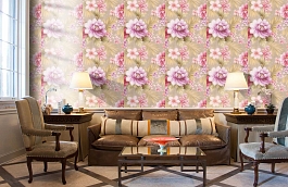 Обои TR20509 фото в интерьере кабинета превью