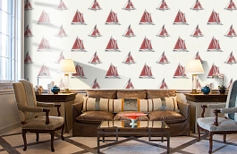 Обои CR70201 фото в интерьере кабинета превью