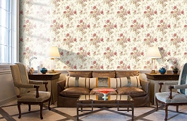 Обои CR73201 фото в интерьере кабинета превью