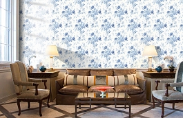 Обои CR73202 фото в интерьере кабинета превью