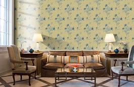 Обои CR73222 фото в интерьере кабинета превью