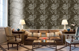 Обои FL70008 фото в интерьере кабинета превью