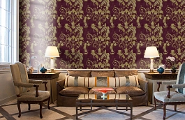 Обои FL70109 фото в интерьере кабинета превью