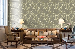 Обои FL70207 фото в интерьере кабинета превью