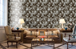 Обои FL70306 фото в интерьере кабинета превью