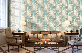 Обои CS3599 фото в интерьере кабинета превью