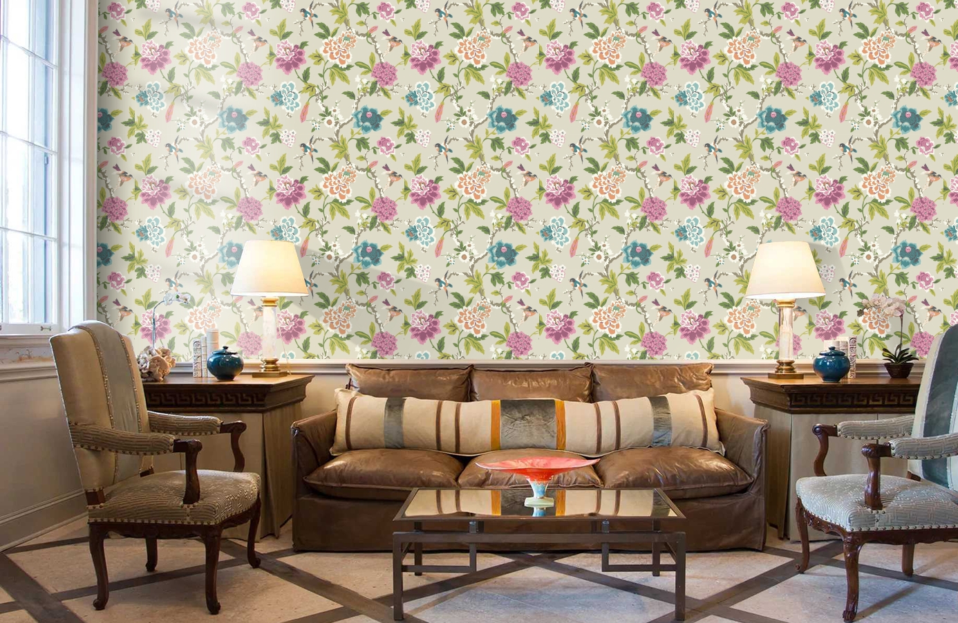 Обои GP5902 фото в интерьере кабинета