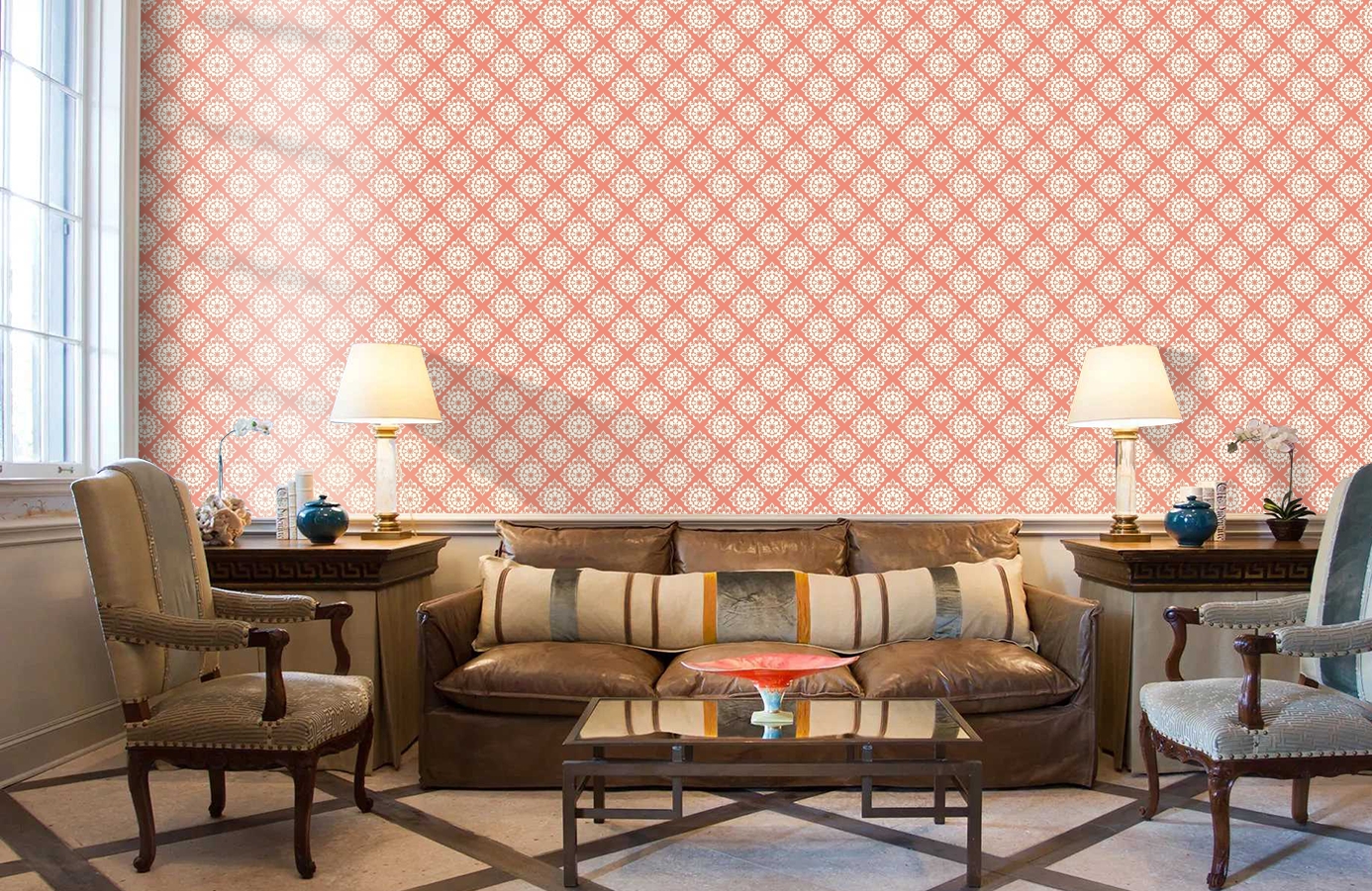 Обои GP5973 фото в интерьере кабинета