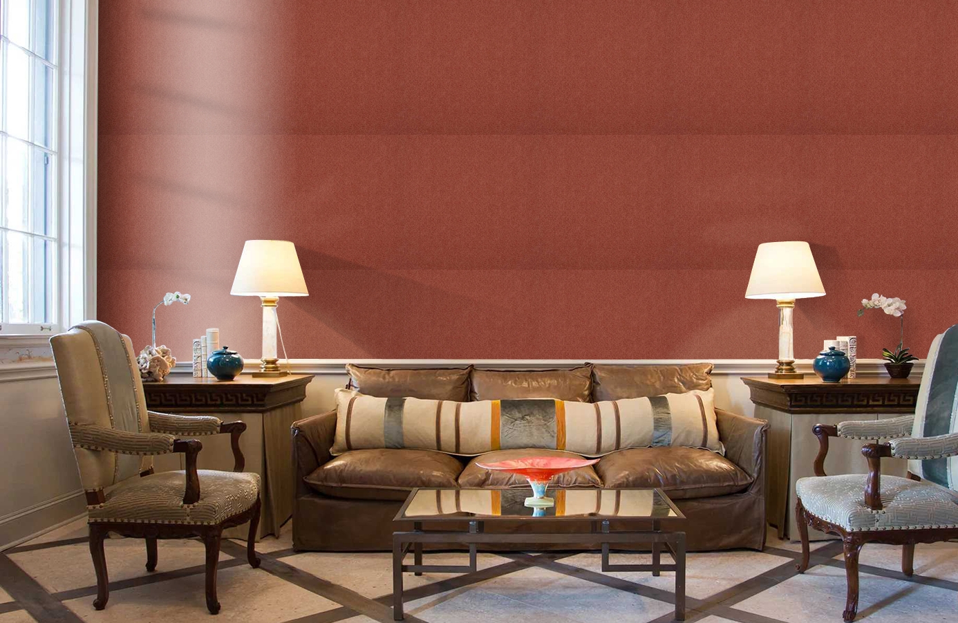 Обои HT2019 фото в интерьере кабинета Обои HT2019 фото в интерьере кабинета