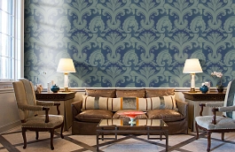 Обои NUP01001 фото в интерьере кабинета превью