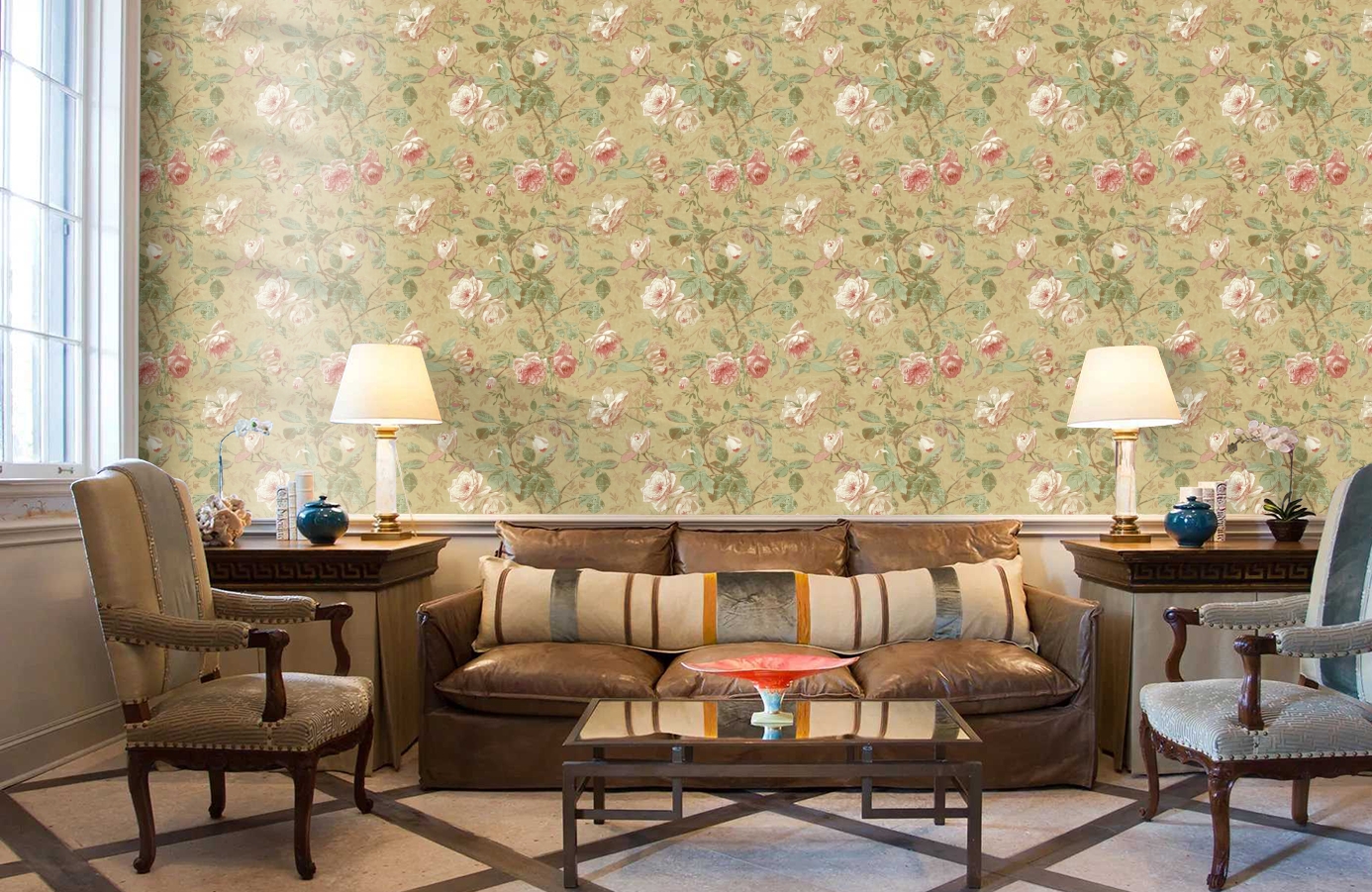 Обои SH5505 фото в интерьере кабинета Обои SH5505 фото в интерьере кабинета