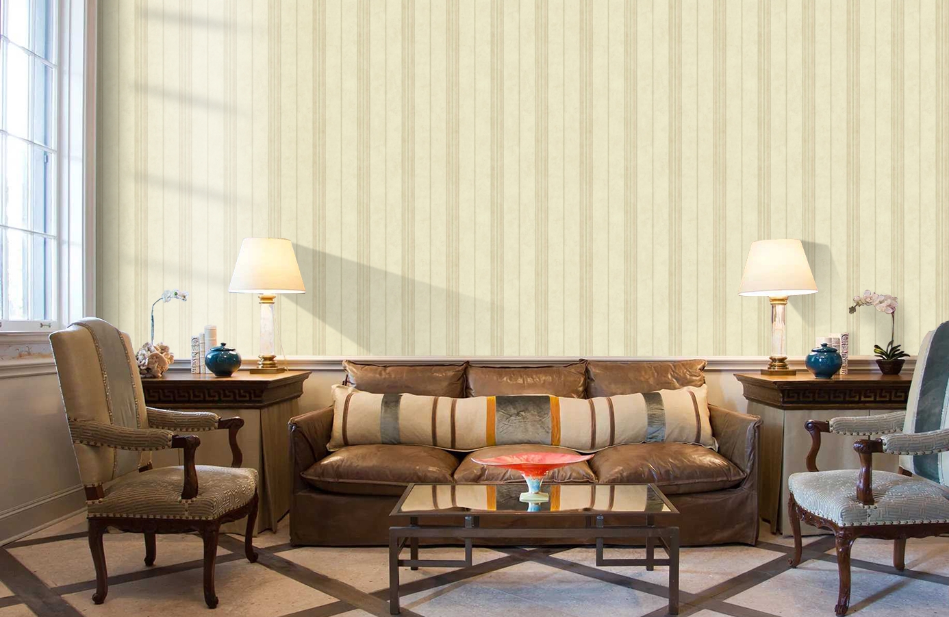 Обои SH5581 фото в интерьере кабинета