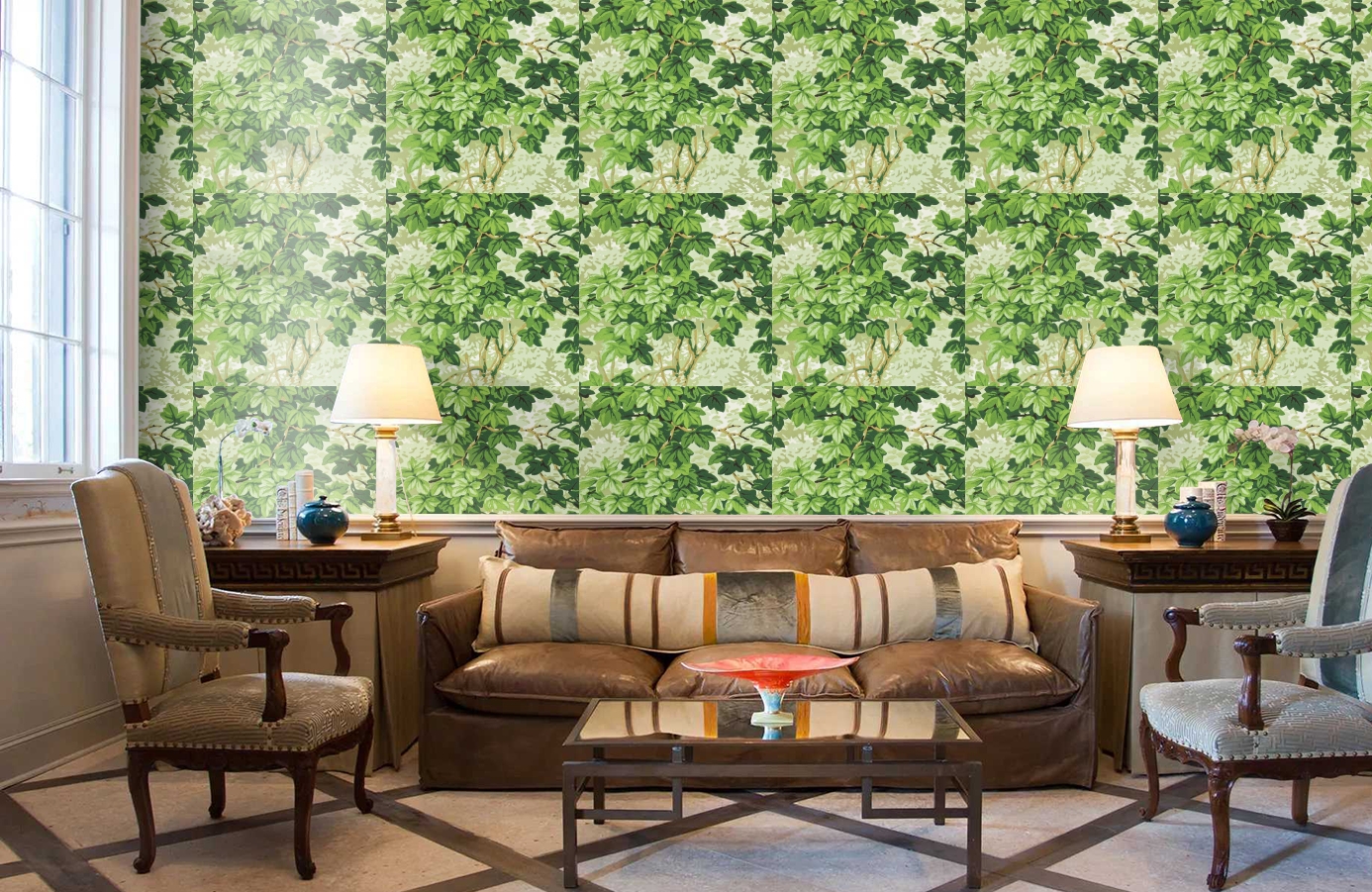 Обои ZINW310061 фото в интерьере кабинета