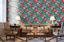 Обои 300109 фото в интерьере кабинета превью