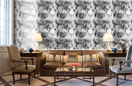 Обои 300131 фото в интерьере кабинета превью